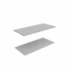 Kastaccessoires|Legplank Ghost 87cm - decor - grijs - set van 2