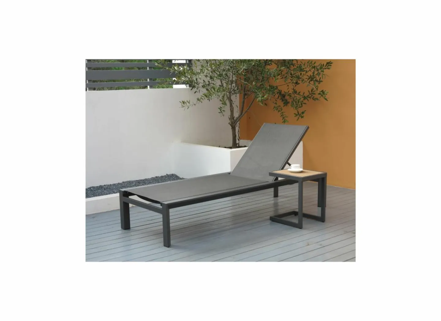 Ligbed Bliss antraciet- Ligbedden