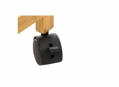 Linnenmanden|Linnenmanden|Linnenmand bamboe op wieltjes 55x28x80cm naturel