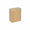 Linnenmanden|Linnenmanden|Linnenmand met 2 vakken 52x32x63cm - bamboe - naturel