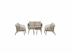 Loungesets|Tuinsets|Loungeset Copacabana metaal - taupe