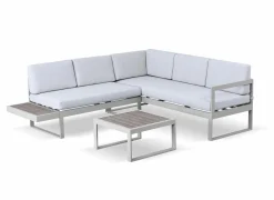 Loungesets|Loungeset Tonale aluminium polywood - greige