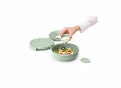 Brabantia Lunchboxen|Make&Take Salade Lunchkom 1,3L jade green