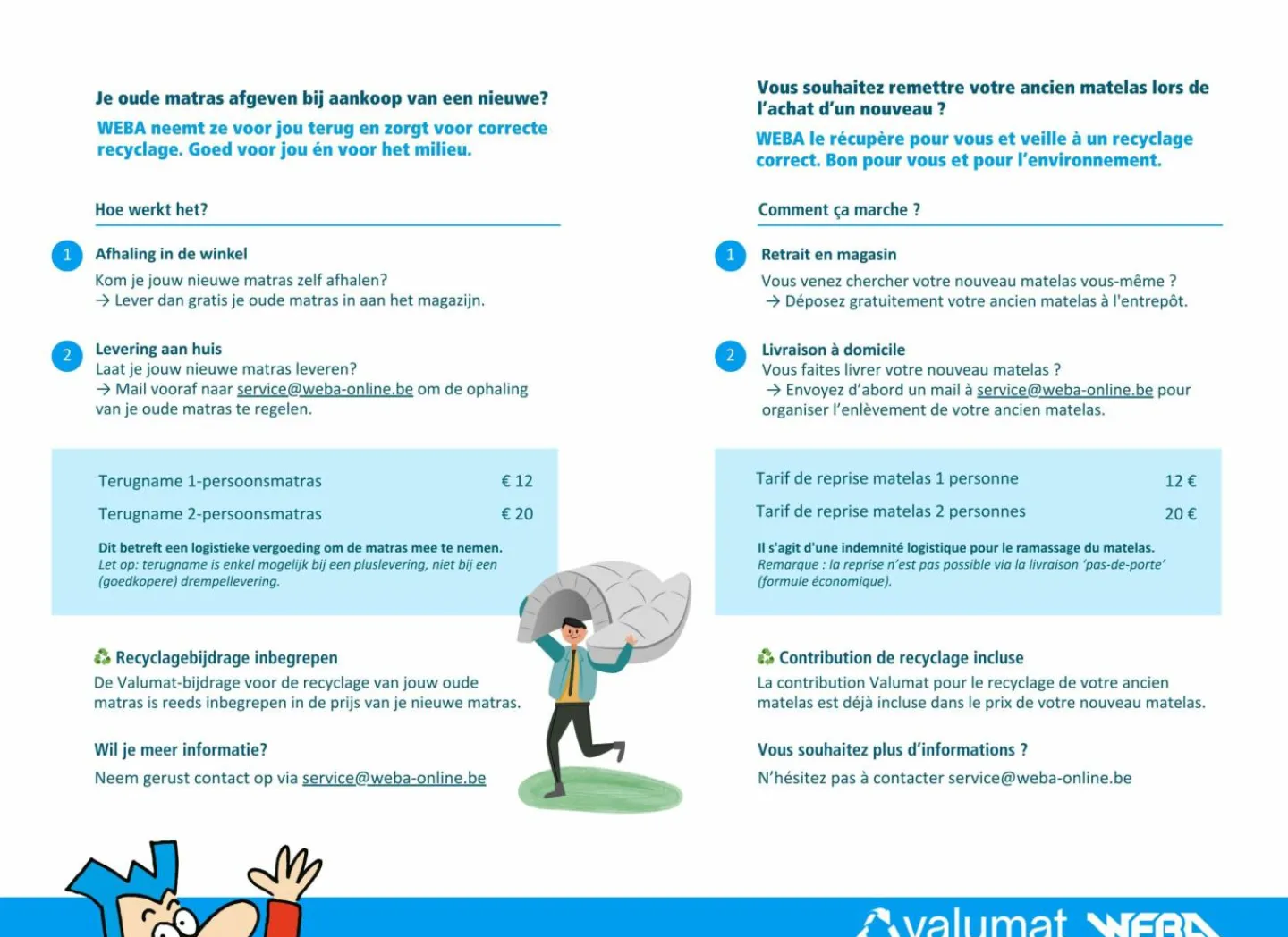 Matras Comtesse H3 pocketveren 100x200cm hard- Matrassen