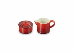 Le Creuset Melkkan en suikerpot- Koffie & Melk