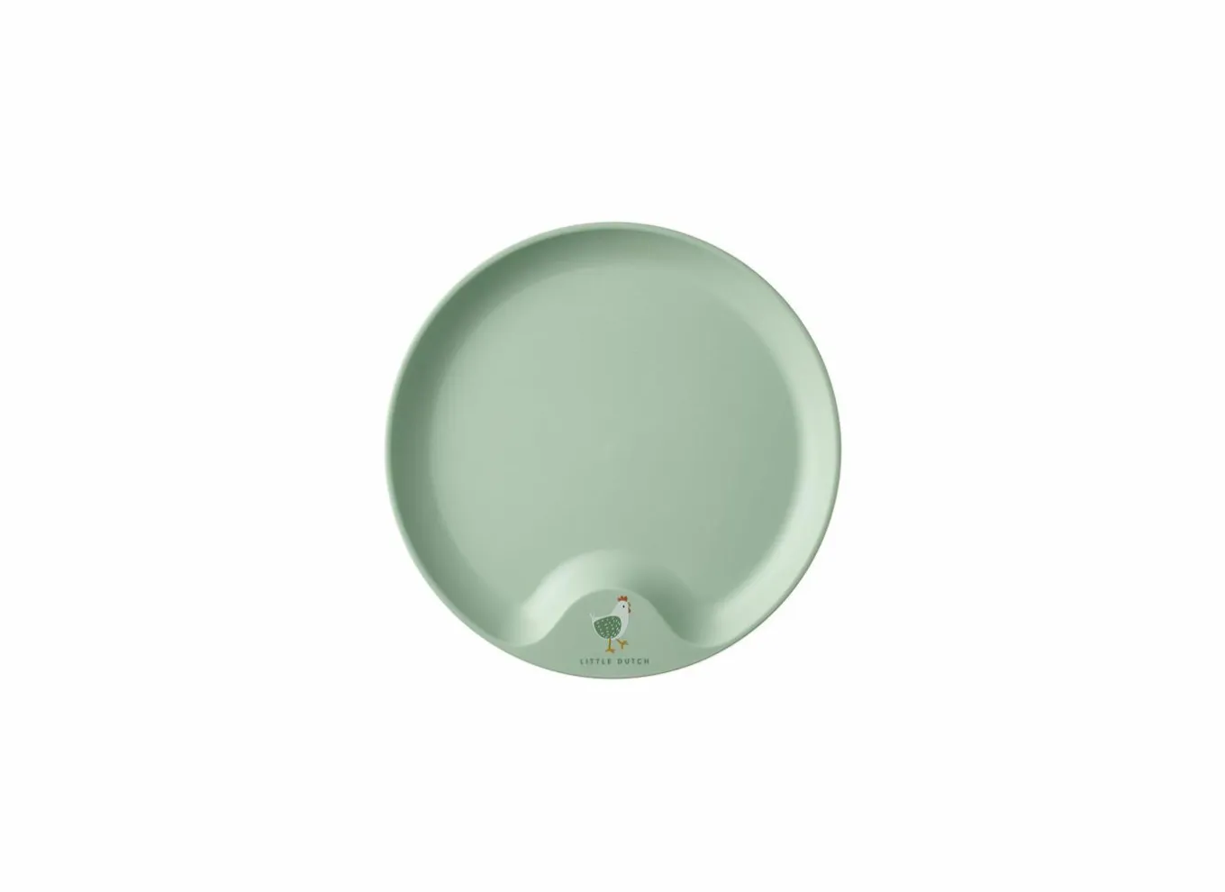 Mepal Platte Borden|Mio Kinderbord Ø22cm - kunststof - groen