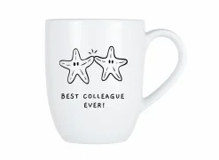 Cosy & Trendy Mok Cosy Best colleague ever 53cl - porselein - wit- Koffietassen|Koffietassen