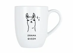 Cosy & Trendy Koffietassen|Koffietassen|Mok Cosy Drama Queen 53cl - porselein - wit