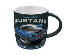 Mok Ford Mustang 34cl - keramiek - blauw- Koffietassen|Koffietassen