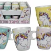 Koffietassen|Koffietassen|Mok Unicorn 15cl - porselein - multicolor