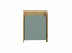 Nachtkastje Hoa 42x41x53cm - decor - mauvella eik & groen- Nachttafels