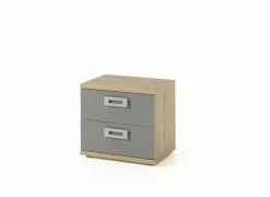 Nachtkastje Jules 55x44x51cm - decor - minerva eik- Nachttafels|Nachtkastje