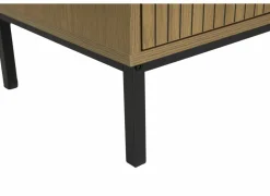 Nachtkastje Nevado 40x40x52cm - MDF melamine - wilde eik- Nachttafels|Nachtkastje