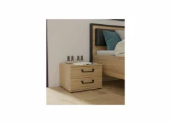 Nachttafels|Nachtkastje|Nachtkastje Oriental Tree 46,3x40,8x33,7cm - decor - bartex eik