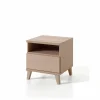 Nachttafels|Nachtkastje Pauline 52x44x54cm - decor - naturel