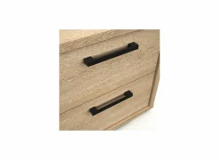 Nachttafels|Nachtkastje Tessa 52x44x51cm - melamine - zand eik