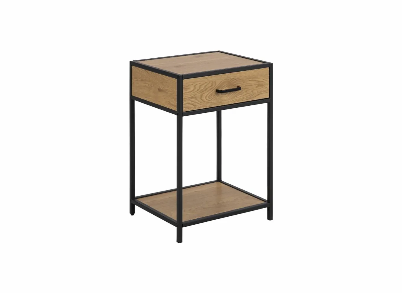 Nachttafels|Nachtkastje 42x35x63cm - decor - eik