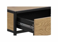 Nachttafels|Nachtkastje 42x35x63cm - decor - eik