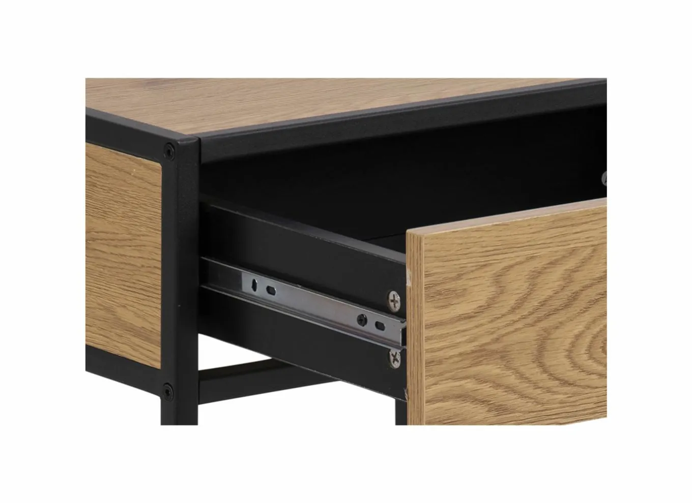 Nachttafels|Nachtkastje 42x35x63cm - decor - eik