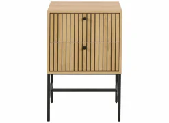 Nachttafels|Nachtkastje 46x40x70cm - decor - bruin