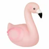 Nachtlampje Flamingo H14,5cm - kunststof - roze inclusief batterij- Nachtlampjes|Nachtlampjes