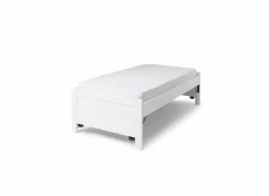 Bedaccessoires|Onderschuifbed Duet 90cm - beuk massief - beuk wit
