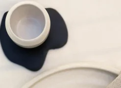 Salt & Pepper Onderzetter Charm 10x9,50cm - zwart - set van 4- Decoratieve Accessoires