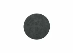 Glasonderzetters|Onderzetters voor glazen Truman Ø9,5cm - lederlook - zwart - set van 4