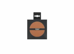 Glasonderzetters|Onderzetters voor glazen Togo Ø10cm - lederlook - karamel - set van 4