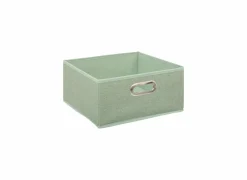 Opbergbox 31x15cm - stof - saliegroen- Opbergboxen|Opbergboxen