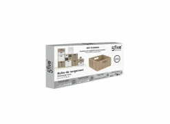 Opbergbox 30,5x30,5x15cm - FSC - naturel- Opbergboxen|Opbergboxen