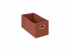 Opbergbox 31x15x15cm terracotta- Opbergmanden|Opbergboxen