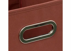 Opbergbox 31x31x31cm terracotta- Opbergmanden|Opbergboxen