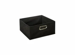 Opbergbox 31x31x15cm zwart- Opbergmanden|Opbergboxen