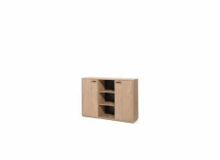 Rekken|Draaideurkasten|Opbergkast Capo 160x40x112cm - melamine - golden oak