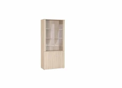 Gorbe Draaideurkasten|Vitrinekasten|Opbergkast 93cm - melamine - olm