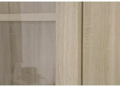 Gorbe Draaideurkasten|Vitrinekasten|Opbergkast 93cm - melamine - olm