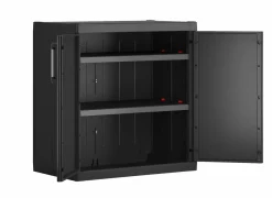 Keter Draaideurkast|Draaideurkast|Opbergkast Detroit 89cm - polypropyleen - zwart