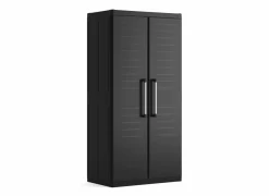 Keter Draaideurkast|Draaideurkast|Opbergkast Detroit 89cm - polypropyleen - zwart