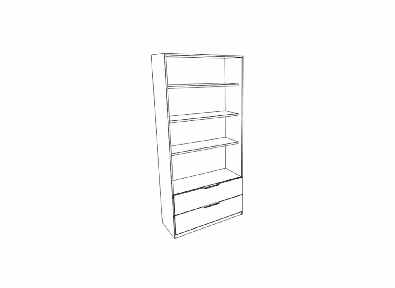 Bijzetkasten|Draaideurkast|Opbergkast Image 7 80cm - melamine - honing eik