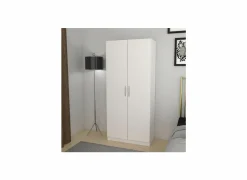 Boekenkast|Draaideurkasten|Opbergkast 80x40x180cm - decor - snow white