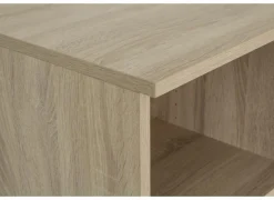 Gorbe Opbergkast 46,5x42,5x141,6cm - melamine - olm & wit- Draaideurkasten