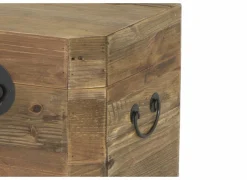 Opbergkoffers|Opbergkoffers|Opbergkoffer Mahjong 40x48x40cm - gerecycleerd den massief - naturel