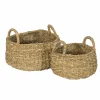 Opbergmand Ophelia set van 2 - zeegras - naturel- Opbergmanden|Linnenmanden