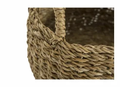 Opbergmand Ophelia set van 2 - zeegras - naturel- Opbergmanden|Linnenmanden