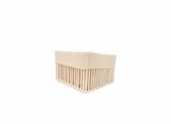 Opbergmanden|Opbergmanden|Opbergmand Solea set van 2 - geweven touw & katoen - beige