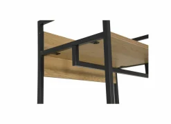 Rekken|Rekken|Opbergrek Aware 60x40x220cm - melamine & metaal - eik