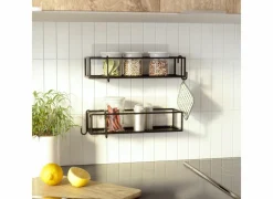 Umbra Opbergrek Cubiko 32x12x10cm set van 2- Wandplanken|Rekken