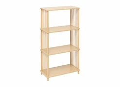 Opbergrek Kord 60x30x110cm - decor & staal - naturel- Rekken|Rekken