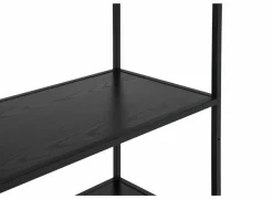 Rekken|Rekken|Opbergrek Mefisto 83x35x185cm - melamine - zwart